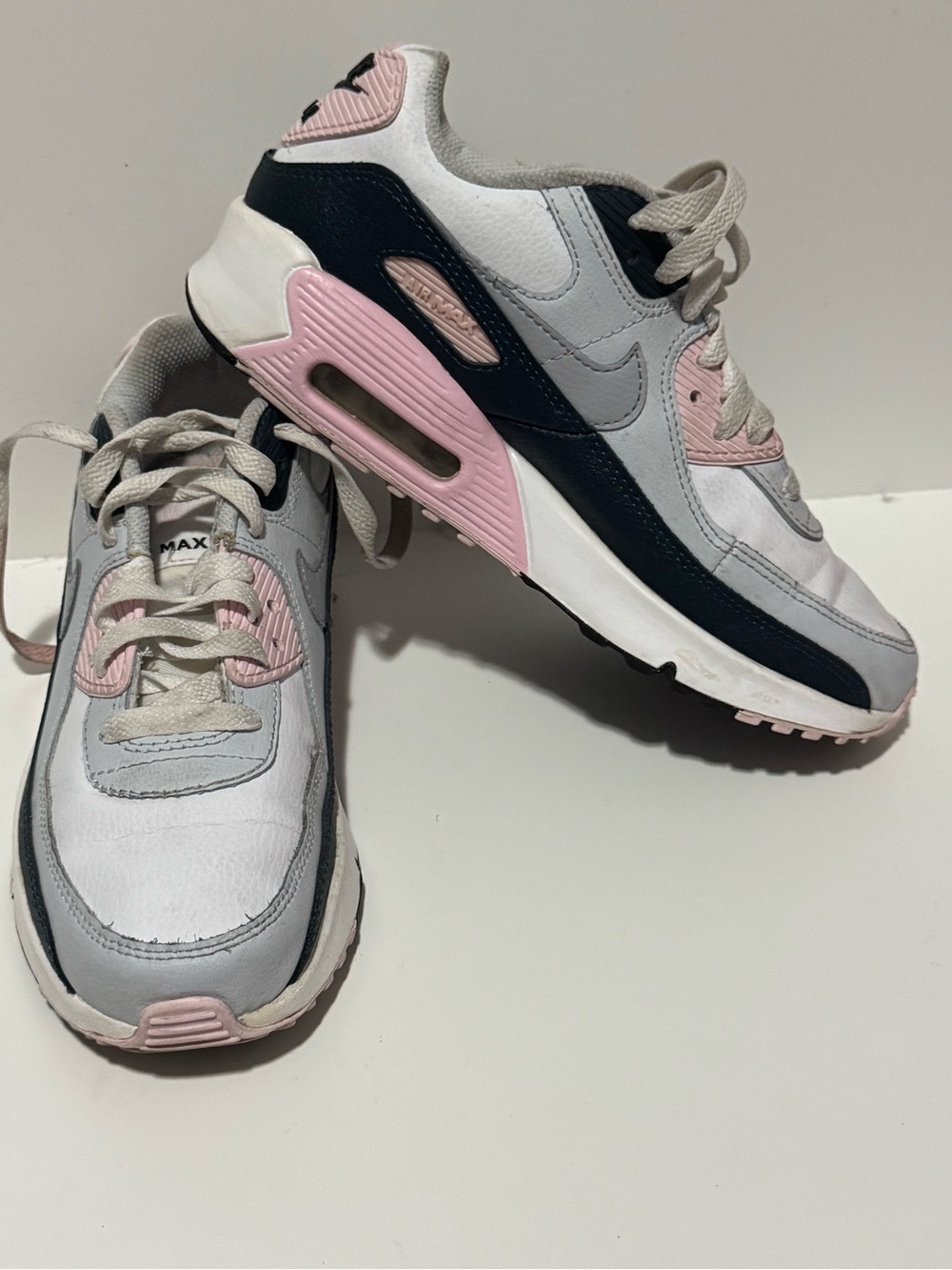 Nike Girls Air Max Shoes - White, Pink & Navy